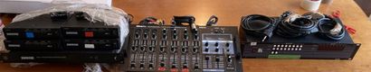 Microphone/sound equipment set including...