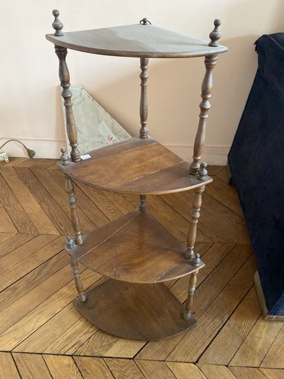 
Mahogany corner shelf (accident and broken)

Height...
