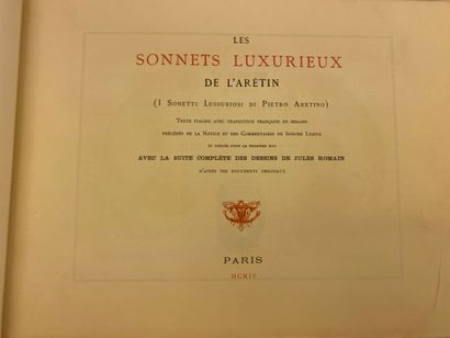 Pietro ARENTINO known as the ARETIN

Sonnets...