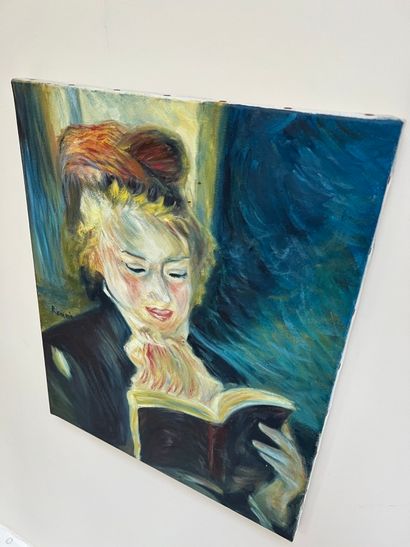D'après RENOIR (copie moderne)

La liseuse

Huile...