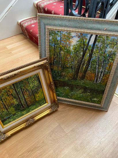 Ecole MODERNE

Forêt

Huile sur toile



On...