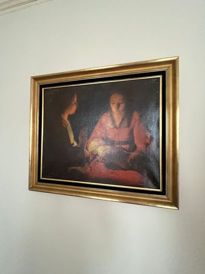 
D'après Georges de la TOUR (copie moderne)

Le...