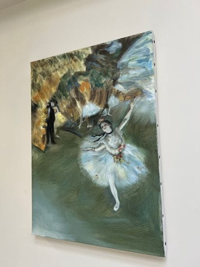 D'après DEGAS (copie moderne)

La danseuse...