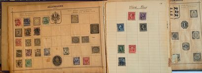 Stamp album mainly from Europe