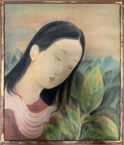 Indochinese school 20th century.

Portrait...