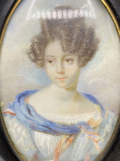 French school of the XIXth century 

Portrait...