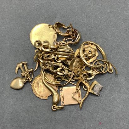 Lot of gold and gold debris 

Weight : 20...