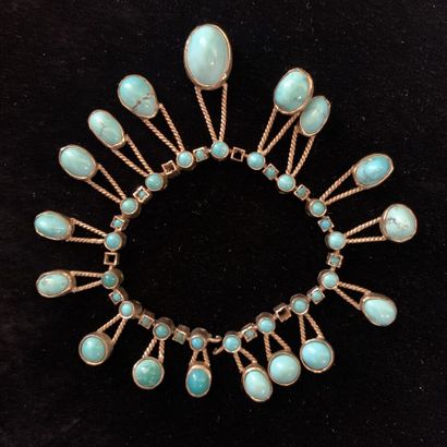 Breakage of a 14 k gold necklace (585 thousandths)...