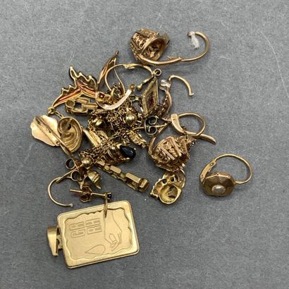 Lot of gold debris 

Gross weight : 17g