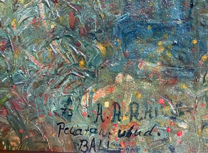 Balinese school

Personage in a landscape

Oil...