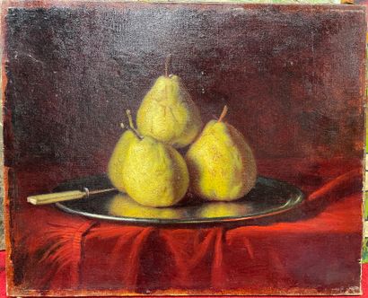 MODERN SCHOOL

Still life with pears

Oil...