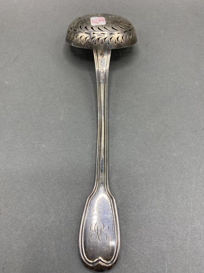 Silver sprinkling spoon net model

Marked...
