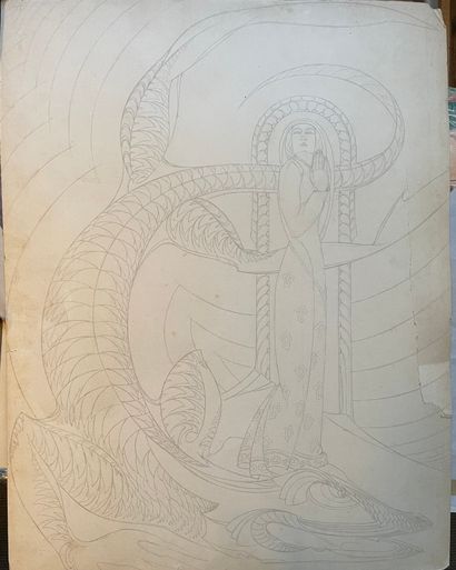 SYMBOLIST school

Adam and Eve with the dragon...