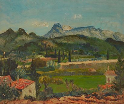 École Française du XXe siècle. Paysage des...