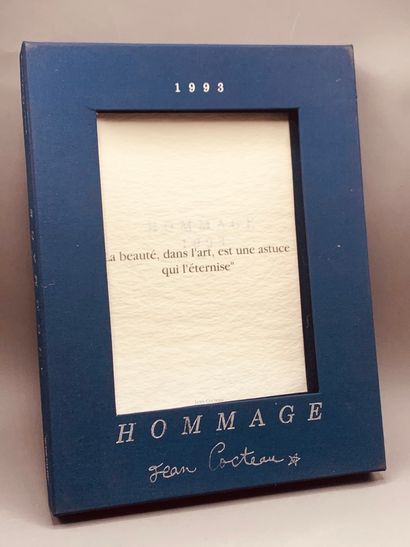 COCTEAU Jean, d'après, Hommage...
Livre-objet...