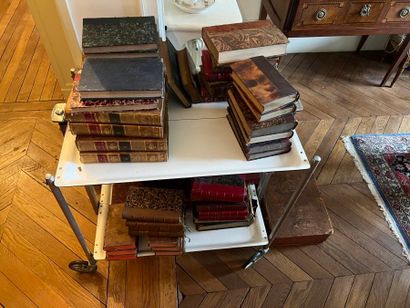 Lot de livres reliés