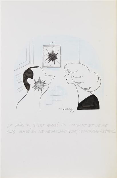 Henri MOREZ (1922-2017
Le miroir s'est brisé...