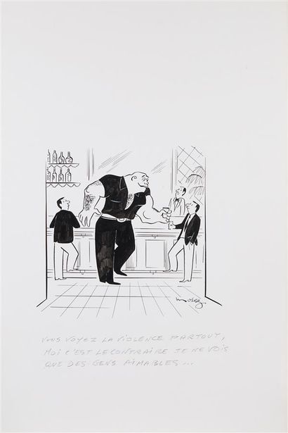 Henri MOREZ (1922-2017)
Vous voyez la violence...