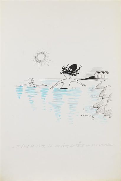 Henri MOREZ (1922-2017)
- Je sors de l'eau,...