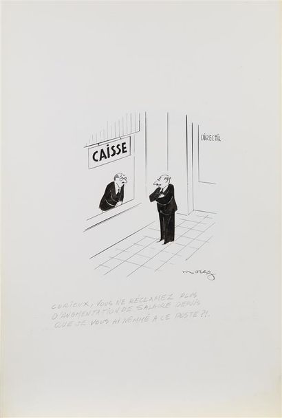 Henri MOREZ (1922-2017)
Curieux vous ne réclamez...