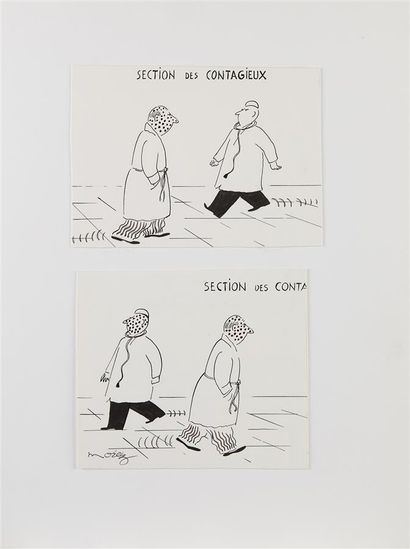 Henri MOREZ (1922-2017)
Section des contagieux
Planche...