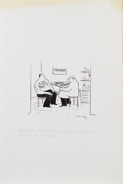 Henri MOREZ (1922-2017)
Un instant, je vais...