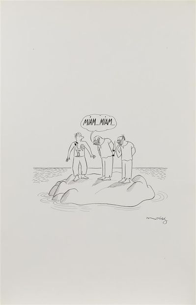 Henri MOREZ (1922-2017)
Miam...miam...
Encre...