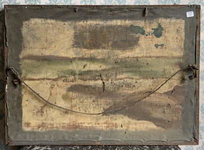Breton School, Siou.
The Beach
Oil on canvas...