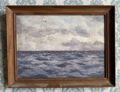 20th century FRENCH school
Full sea
Watercolor
22,5...