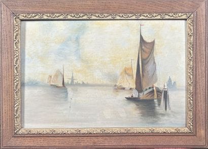 School of the North
Boats
Oil on canvas
22...