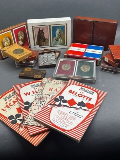 Lot of various playing cards