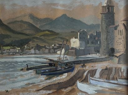 20th century school
The harbor
Watercolor....