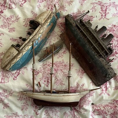 Collection of four miniature boats

Provenance...