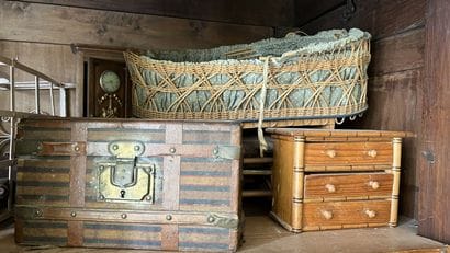 Various toys for children and miniature furniture.

Provenance...