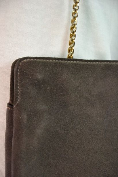SALVATORE FERRAGAMO Sac à main en cuir velours...