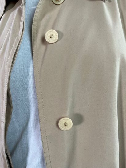 MARELLA Trench imperméable en toile peau...