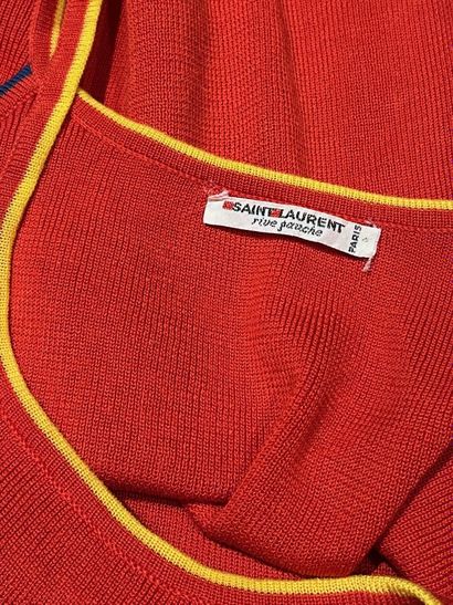 Saint Laurent Rive Gauche - débardeur rouge...