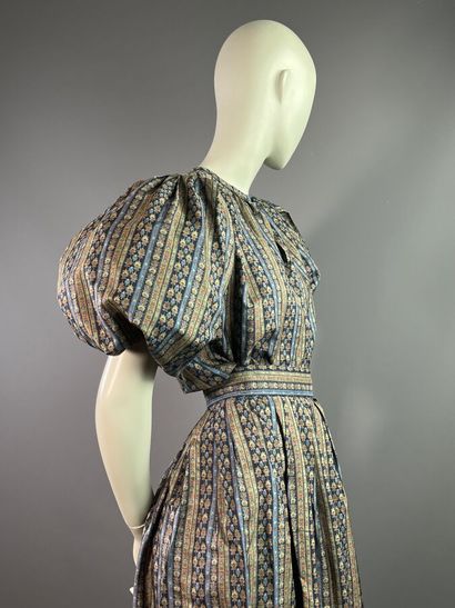 SAINT LAURENT Rive Gauche Ensemble jupe en...