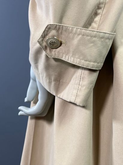 MARELLA Trench imperméable en toile peau...