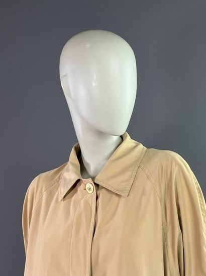 MARELLA Trench imperméable en toile peau...