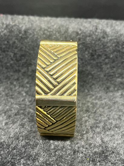 UNGARO PARIS Bracelet manchette en métal...
