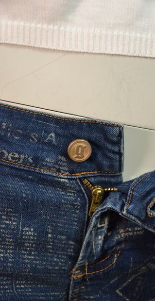 JOHN GALLIANO femme Denim stretch impression...