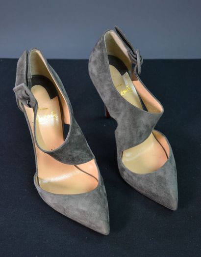 CHRISTIAN LOUBOUTIN Escarpins ouverts en...