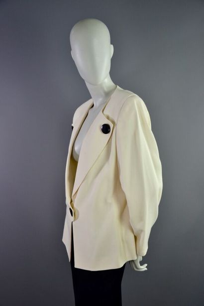PIERRE CARDIN Paris Veste en laine ivoire...