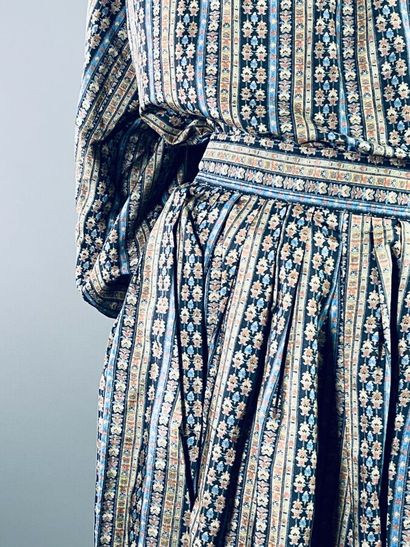 SAINT LAURENT Rive Gauche Ensemble jupe en...