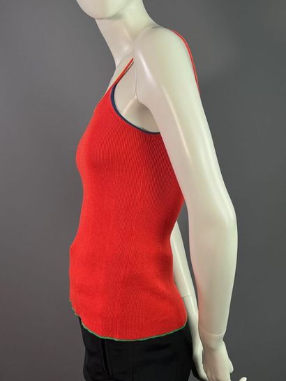 Saint Laurent Rive Gauche - débardeur rouge...