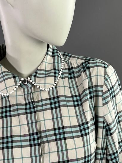BURBERRY Lot de 2 robes chemises en coton...