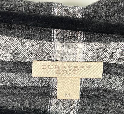 BURBERRY Lot de 2 chemisiers voile de coton...