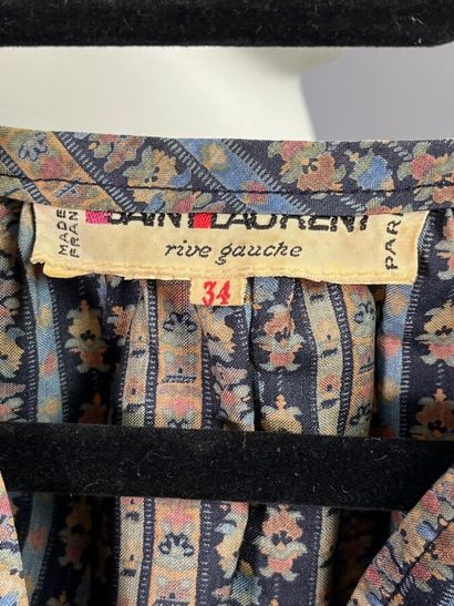 SAINT LAURENT Rive Gauche Ensemble jupe en...