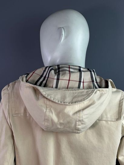 BURBERRY femme Manteau duffle-coat en toile...